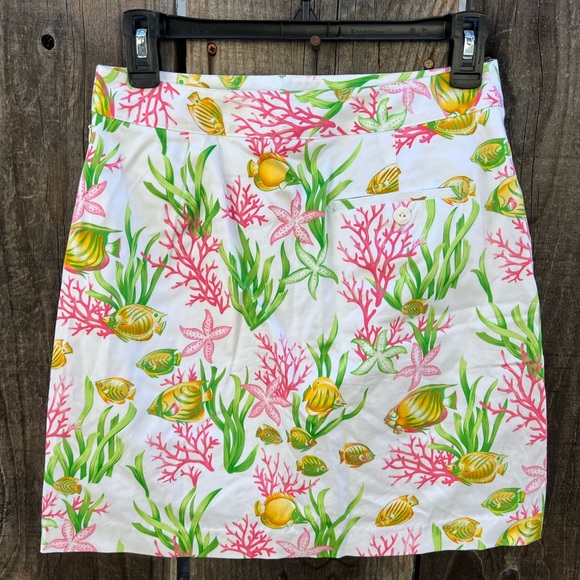 Golf skirt - cute ocean theme with built-in shorts - Picture 2 of 7